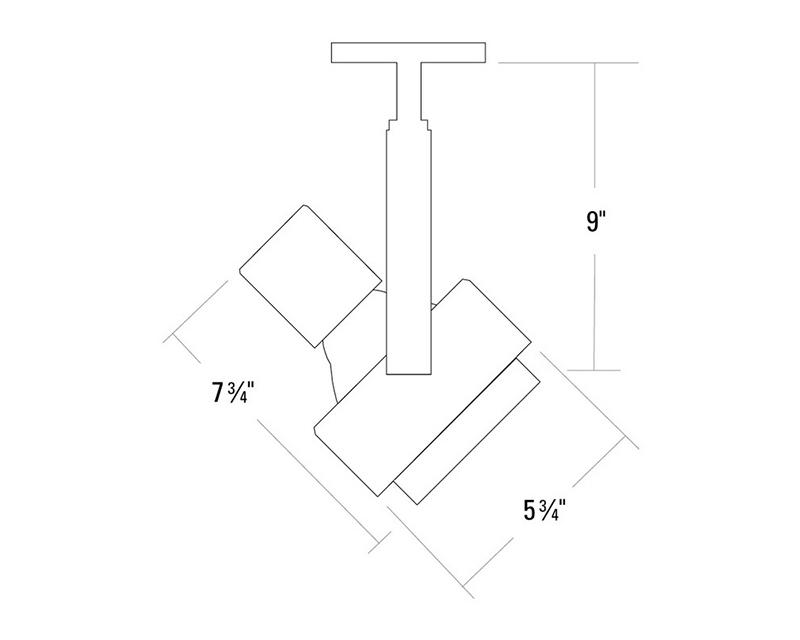 Prospec/Ring Wall Wash PAR 38, Matte Black Finish